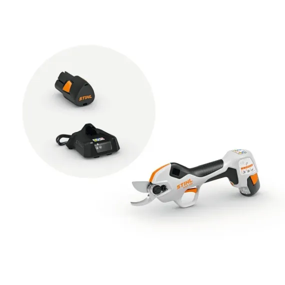 Stihl Grensaks med batteri og lader ASA 20 med Al 1 og AS 2