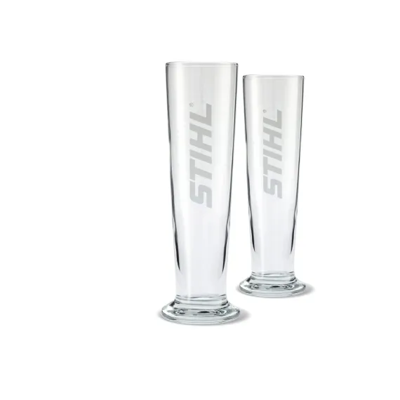 Stihl Ølglass sett med 2 stk 0,33L ølglass